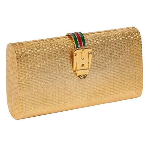 gucci clutch with gold chain|Gucci clutch vintage.